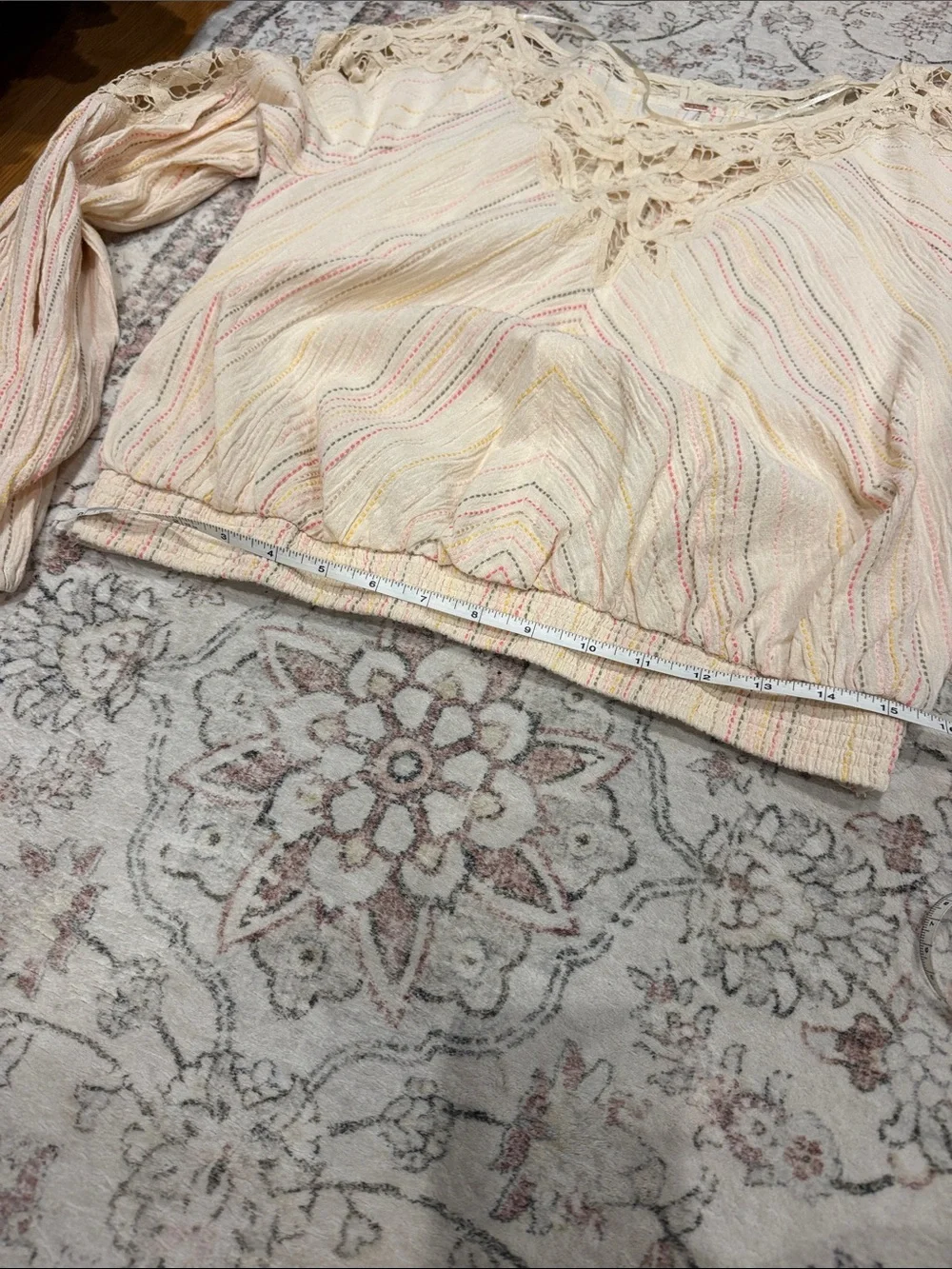Free People Floating Memories Blouse Small